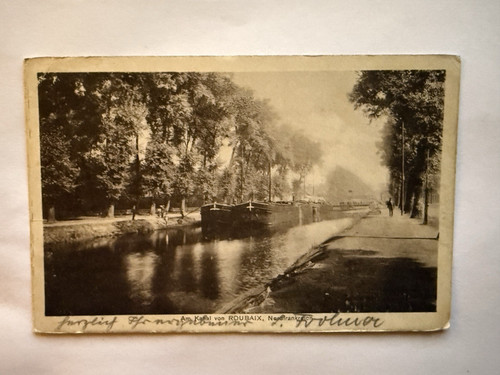 Cartolina storica canale - , di