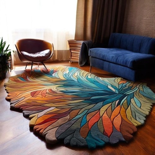 Tappeto lana forma - in,