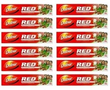 12X Dentifricio Rosso Dabur -
