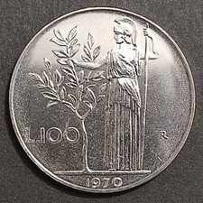 100 LIRE MINERVA 1955 AL 1987