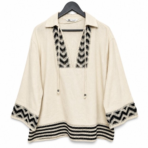 Top donna lino - zara, 10