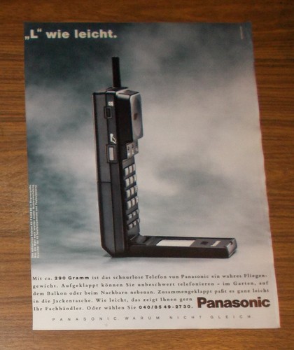 Rara pubblicità panasonic - rara,