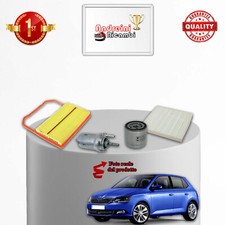 KIT TAGLIANDO 4 FILTRI SKODA FABIA III 1.0 55KW 75CV DAL 2014 ->