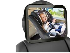 Specchietto retrovisore bambini neonati auto, nero, 30x19cm, perfetto come nuovo