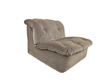 Poltrona anni '70 in stoffa | Poltrona vintage a righe | Seduta modulare 1970