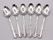 Set sei cucchiai in argento