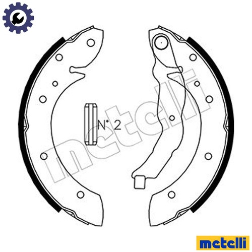 Set scarpe freno 0015 per - set,
