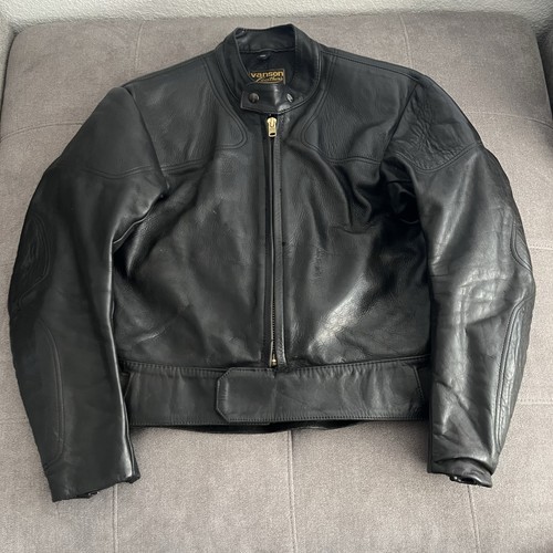 Giacca vintage vanson pelle - in,