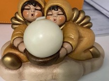 Ceramica Thun, Angeli Su nuvola Con Candela, Senza Scatola