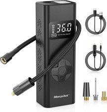 Compressore Aria Portatile Da 7800Mah,  150PSI Gonfiatore Con Batteria Ricaricab