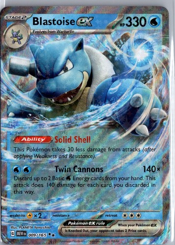 Blastoise 009 165 doppio - blastoise,