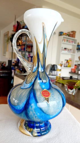 Grande vaso vetro opaline - in,