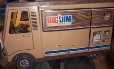 Big Jim Roulotte con barca Mattel 1974 Scatola E Full Set