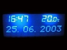 Illuminazione display LED MID/TID Opel Tigra Twintop orologio (blu, rosso, verde, bianco)