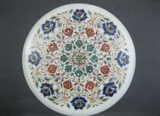 18 " Marmo Tavolo Rotondo Top