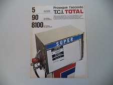 advertising Pubblicità 1971 BENZINA DISTRIBUTORE TOTAL