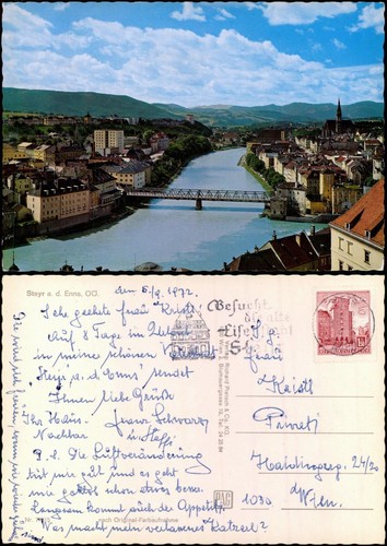 Cartolina steyr - cartolina, austria)