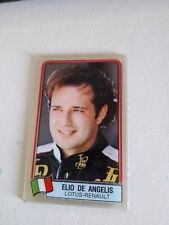 Elio De Angelis   LOTUS FORMULA 1 GRAND PRIX  PANINI -1984 PANINI MODENA  1X   