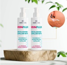 Vein Flux Gel Veinflux 2X1 Crema per Capillari Rotti e Vene Varicose 250 ml