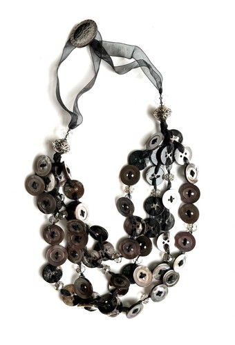 Collana bottoni in - collana,