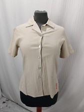 Articolo e2408 camicia donna Prada beige, taglia M, ascelle 41cm, spalle 37cm, l