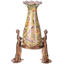 Vaso in porcellana bronzo