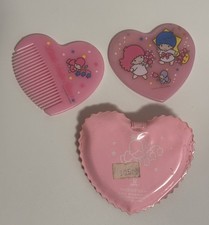 Little Twin Stars Sanrio 1988 Vintage Mirror & Comb Set - Rare Japan Kawaii