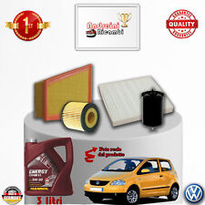 KIT TAGLIANDO FILTRI + OLIO VW FOX 1.2 40KW 55CV DAL 2006 ->