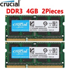 Crucial 8GB KIT 2X 4GB DDR3