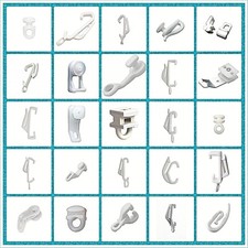 Alianti binario tenda - Slider in tessuto drappeggio binario Swish Harrison Gliss corridori