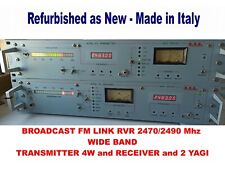 BROADCAST FM LINK RVR 2470/2490 Mhz - WIDE BAND - 2 YAGI