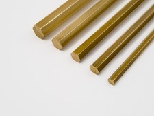 Asta in ottone profilo