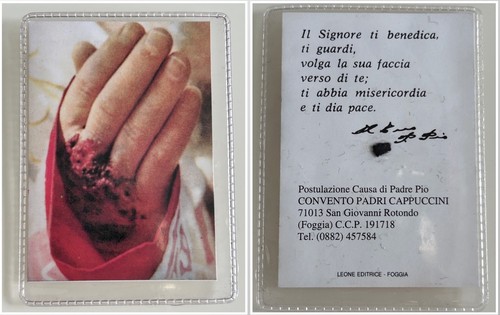 Reliquia padre pio - reliquia,
