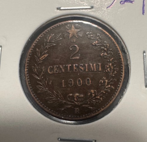 Italia regno centesimi 1900 - italia,