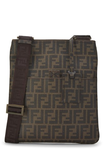 Fendi brown zucca - brown, coated