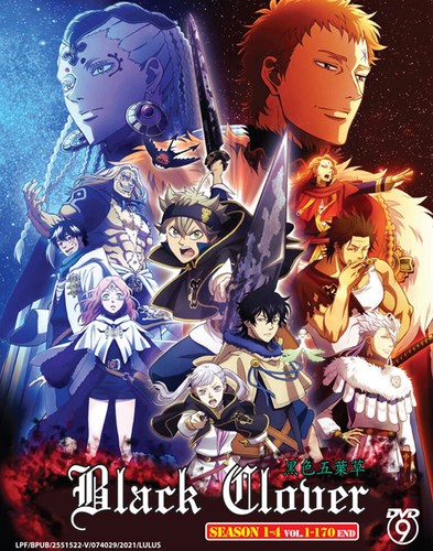 Anime dvd black - black, clover