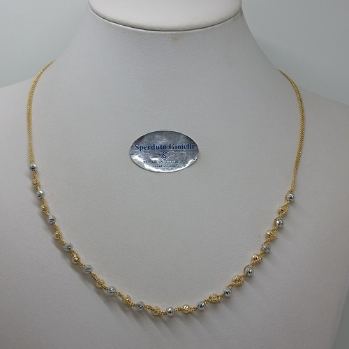 Collana colier doppio - doppio, in