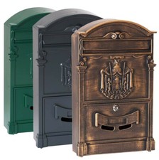 CASSETTA POSTALE STILE CLASSICO ALLUMINIO BRONZO ARREGUI RESIDENCIA D-2151