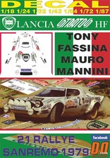 DECAL LANCIA STRATOS HF