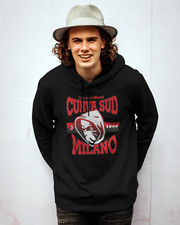 Felpa nera unisex con