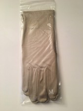 Rolex  paio di guanti da orologiaio color champagne con logo misura M 