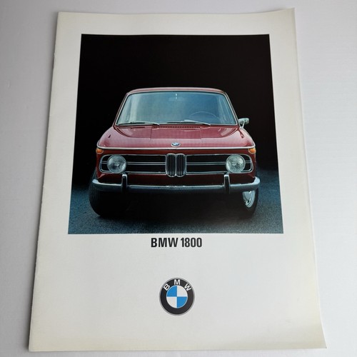 Bmw 1800 xl brochure - bmw,