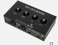 M-Audio M-Track Duo 2 Canali Interfaccia Audio USB - Nera