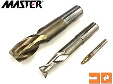 Frese a candela cilindriche per cave 2 tagli serie lunga in HSS-Co marca MASTER