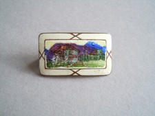 Antico Spilla Email Dipinto