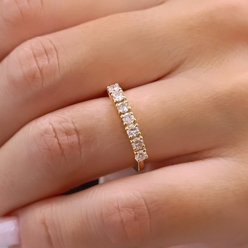 Anello fedina riviere con - riviere,