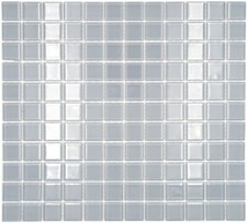 Mosaico vetro grigio - vetro, chiaro