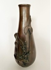 Antico Jugendstil-Bronzevase