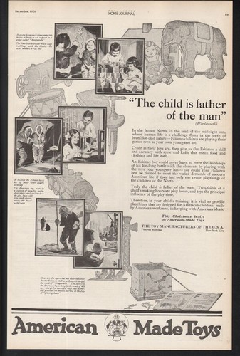 1920 american toys eskimo - american,