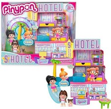 Pinypon - Hotel 5 Stelle, Playset Hotel con 2 Personaggi e accessori inclusi....